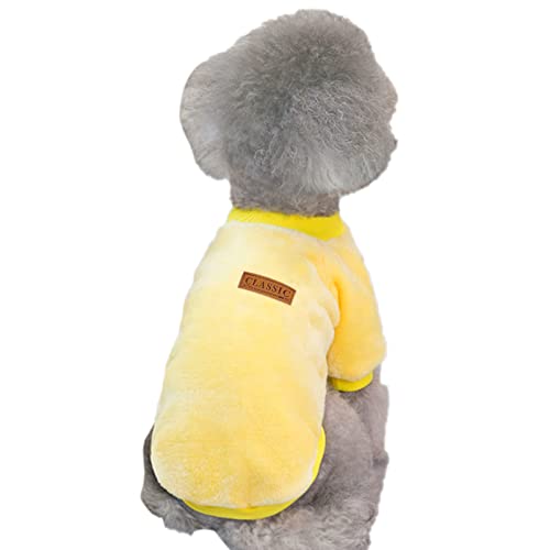 Image of Dog Sweaters for Small Dogs, Soft Fleece Puppy Clothes, Warm Winter Coat