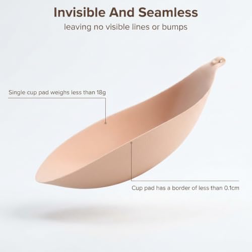 Image of KASHIVAL Women's Strapless Adhesive Bra, Reusable Silicone Push-Up Sticky Bra with Front Clip Closure for Backless and Halter Neck Outfits Fee Size