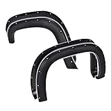 G-PLUS Fender Flare Compatible with 2007-2013 GMC Sierra 1500 4pc Pocket Rivet Textured Style Offroa