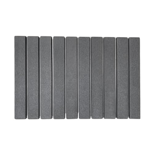 SNGUOQ 1 Alfombrilla Grande for secar Platos, Plegable, de Tierra, for encimera Cocina para Cocinas,Mesas De Comedor(Dark Grey)