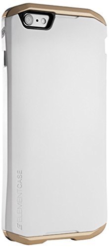 Elementcase Solace Carrying Case for Apple iPhone 6 Plus - Retail Packaging - White/Gold