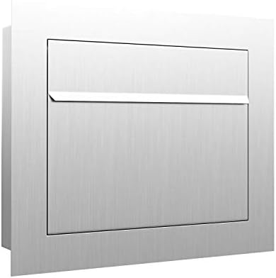 SORA by Bravios - Contemporary, Built-in Designer Mailbox in Stainless Steel