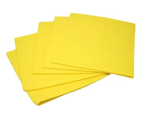 Sleek Style Yellow Sleek Style® Multi-Purpose Cleaning Cloths Pack Of 6 Cleaning Cloths For Kitchen Super Absorbent Kitchen Dish Towels Rags Washing Wipes Cleaning Cloths Lint Free Cloths For Cleaning 38 X 40 Cm