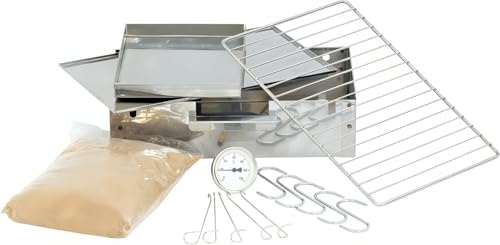 Foto von Massiver Edelstahl Räucherofen/Räucherschrank - 80 cm Höhe - in Deutschland gefertigt