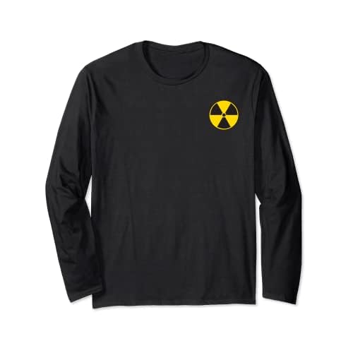 Radioactive Fallout Radiation Tシャツ - スモールプリント 長袖Tシャツ