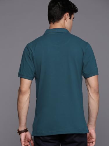 Image of Raymond Men Cotton Solid Regular Fit T-Shirt
