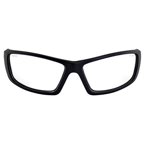 Epoch Eyewear Liberator Golf Sport Sunglasses Black Frame Clear Polycarbonate Lens2