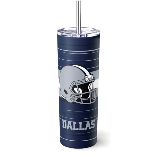 Image of Dallas Tumbler 20oz Travel Mug Custom Name and Number Gifts