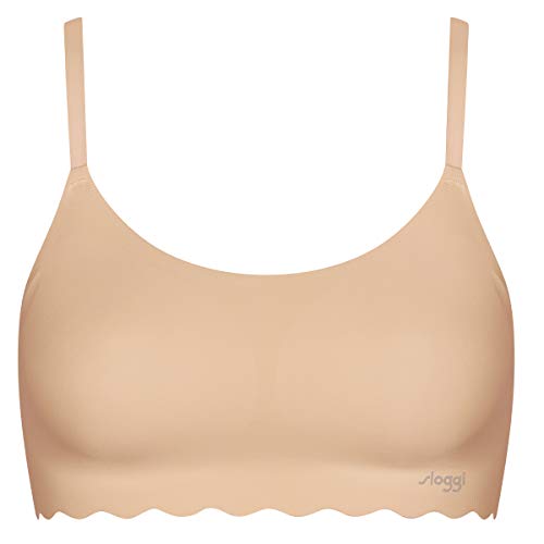Preisvergleich Produktbild Sloggi Damen Zero Feel Wavy Top BH, Peanut Butter, L