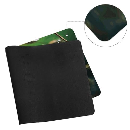 Dragonfly Green Desk Pad grande con base de goma y superficie impermeable miniatura 7