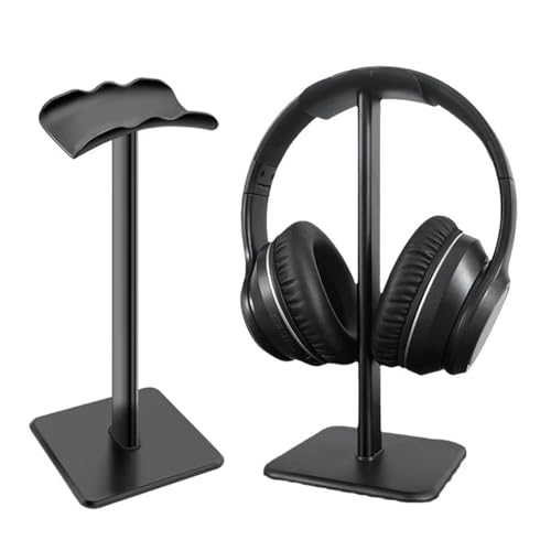 TMRBBesty Soporte Auriculares,Stand para Headset de Juego,Soporte Cascos Gamer Mesa,Soporte para Auriculares y Cascos Universal en Mesa,Adecuado para la mayoría de los Auriculares de Juego,Negro