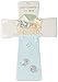 Precious Moments 193432 Overflowing with Love Noah's Ark Ceramic Cross, Multicolor