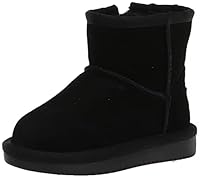 Koolaburra by UGG unisex child Koola Mini Fashion Boot, Black, 1 Little Kid US