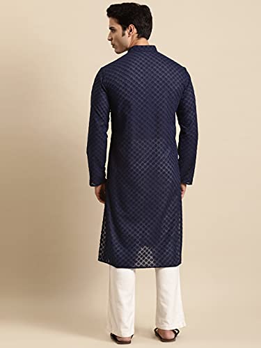 Chikankari Embroidered Cross Straight Kurta And Churidar Pajama Set | 7Colours |4