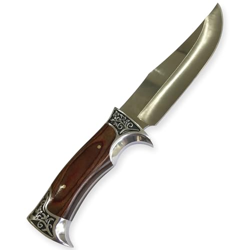 BIGO IMPORTS Faca Tática Esportiva Caça Pesca Selva Campo Fazenda (TAUE G56) Aço Inox 14.5cm Bainha