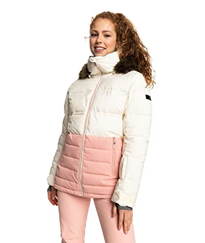 Roxy Women's Quinn PrimaLoft Insulated Jacket Egret Medium