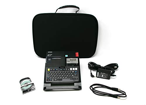 Epson LABELWORKS LW-PX750PCD Industrial Label Maker Kit - Complete Kit with Accessories, Compatible with Large Variety of Tape Types, Portable Handheld Label Printer Epson LABELWORKS LW-PX750PCD Industrial Label Maker Kit - Complete Kit with Accessories, Compatible with Large Variety of Tape Types, Portable Handheld Label Printer