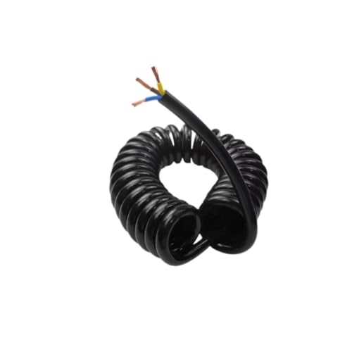 Cable en espiral de alta resistencia con funda de PU elástica y 8 conductores de 15 AWG