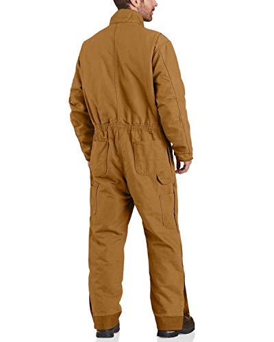Image of Carhartt mens Loose Fit Washed Duck Insulated Coverall