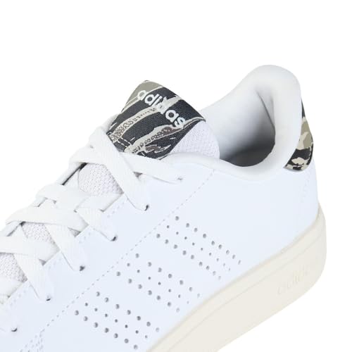 اديداس حذاء تنس ادفانتج بيس 2.0 برقبة منخفضة (غير مناسب لكرة القدم) للرجال مقاس 40 2/3