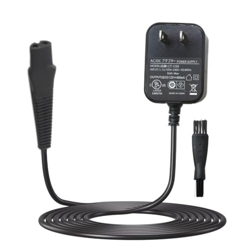 12V Shaver Charger Power Cord Replacement for B-raun Series 6:6010 6011 6012 6020 6040 6045 6072 6075 6090