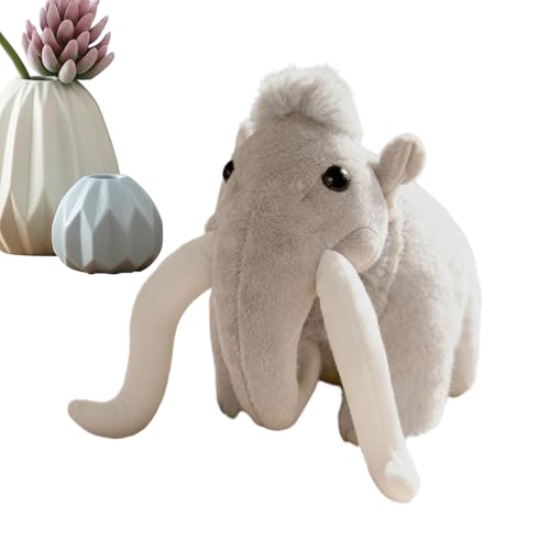 Generico Elefante De Peluche - Suave Y Realista Cómodo | Juguete De Peluche Con Forma De Elefante - Para San Navidad Y Cumpleaños Para Niños Niñas Y Niños