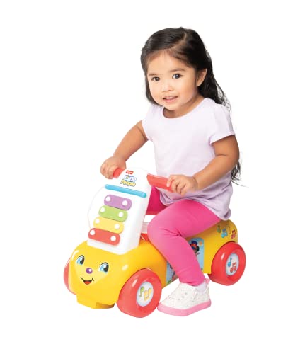Fisher Price Music Adventure Ride-On with Drum & Xylophone for Girls & Boys