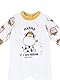 Chicco Unisex Baby, Tutina in ciniglia Con piedino Kleinkind-Schlafanzüge, Bianco, 62