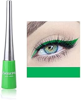 Matte Liquid Eyeliner, OCHILIMA Color Gel Eyeliner, Great Versatility Liquid Eyeliner Long Lasting Makeup Waterproof High Pigmented Colorful Eye Liner Pen for Women Girls (01# White)