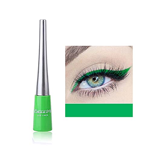 OCHILIMA Matte Liquid Eyeliner - Long Lasting Waterproof High Pigmented Color Gel Pen for Women Girls (10# Green)