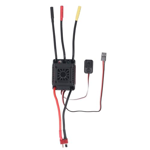 ESC de 45A ajustable con sensor compatible para camión RC de escala 1/10 5