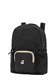 K-Way Le Vrai 4.0 Michel Zaino, Nero Pure, Nylon Ripstop Impermeabile, 42 x 32 x 14 cm