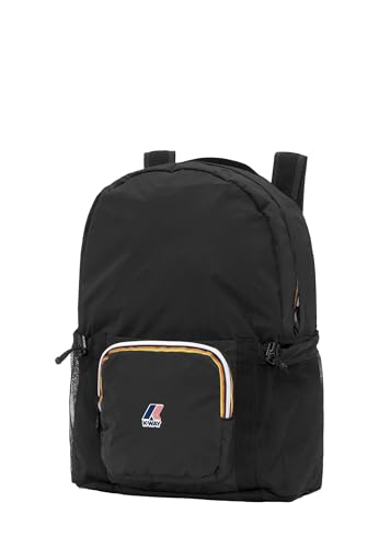 Sac à dos K-Way Le Vrai 4.0 Michel noir en nylon Ripstop 42cm