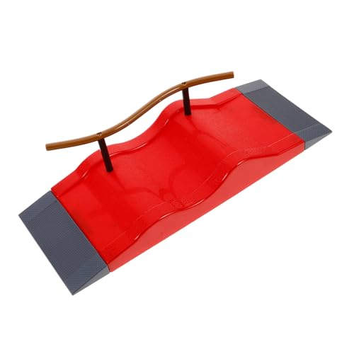 KICHOUSE Obstáculos De Campo De Patineta Juguetes Mini Patineta Entrenamiento De Skate Figurado Cubierta De Teca Patinar con Los Dedos Juegos De Patineta Obstáculos De Mini Dedo El Plastico