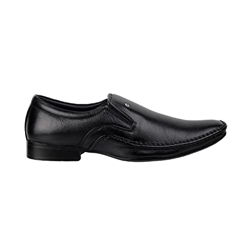 Image of Metro Men's Faux Leather Formal Stylish Moccasin Loafer Shoes