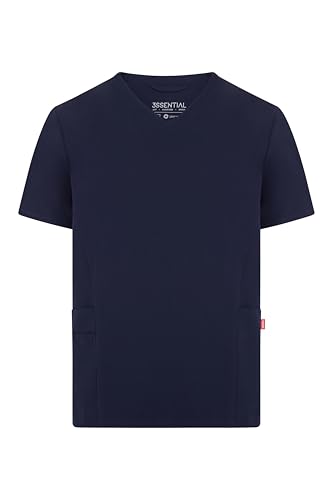 Velilla 535220S - CYRUS; Camisola Pijama PureStretch Manga Corta Unisex; Color Azul Noche; Talla M