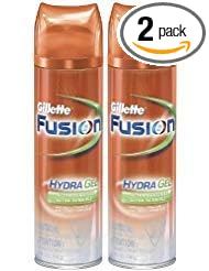 Gillette Fusion Shave Gel Ultra Sensitive 7 Ounce (207ml) (2 Pack)