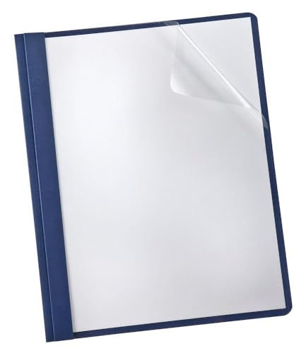 Oxford Lin clair dossier de rapport bleu marine parfait pour organiser vos réunions de bureau