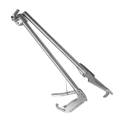 WEKADRIN Pinza per Granchi e Aragoste in Acciaio Resistente Antiscivolo Design Forbice Allungata per Raccolta Frutti di Mare e Rifiuti Accessorio Cucina Facile da Pulire