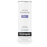 Neutrogena Oil-Free Daily Facial Moisturizer for Sensitive Skin, Ultra-Gentle & Lightweight Moisturizers Free of Fragrances & Dyes, 4 Fl Oz