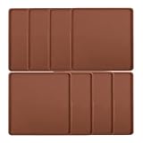 Paquete de 8 hojas deshidratadoras de silicona extra gruesas de 14 x 14 pulgadas con borde para Excalibur, alfombrillas