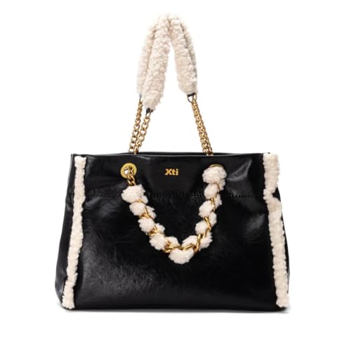 Sac à main femme noir XTI fini le désordre dans votre sac moderne