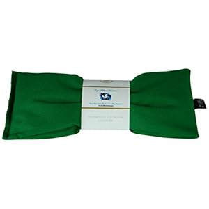 Lavender Eye Pillow – Migraine, Stress & Anxiety Relief – #1 Stress Relief Gifts for Women – Made in The USA, Organic Flax Seed Filled! (Emerald Green – Organic Cotton)