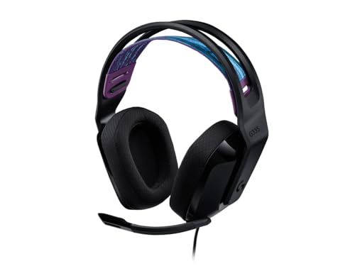 Logitech G335 Wired Gaming Headset, Black - Image 2