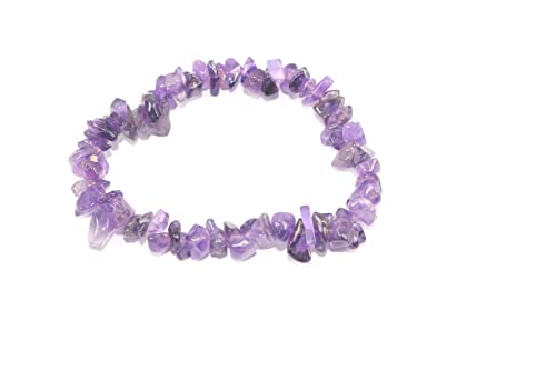Hijet Exclusive Chips Stretch Bracelet For Men Women,Unisex For Daily Wear Gift Items Thanks Giving Return Gift (Amethyst) #TOP4