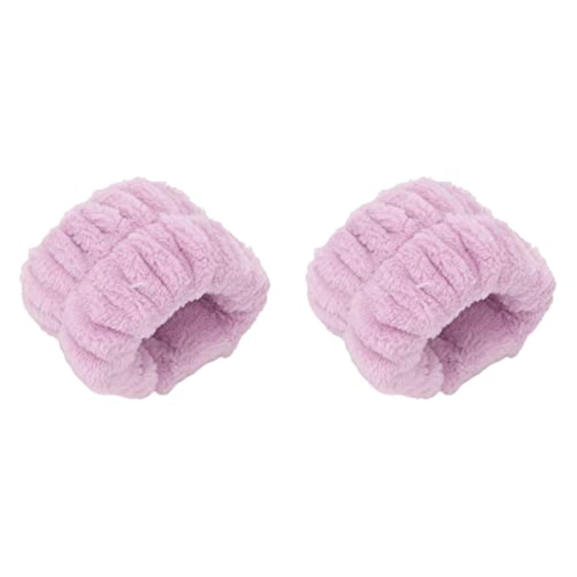 Absorbent Wristbands for Face Washing, Purple