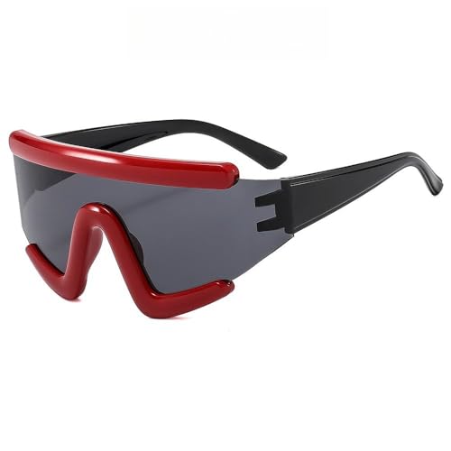 Lunettes de soleil vintage haut de gamme style punk de luxe