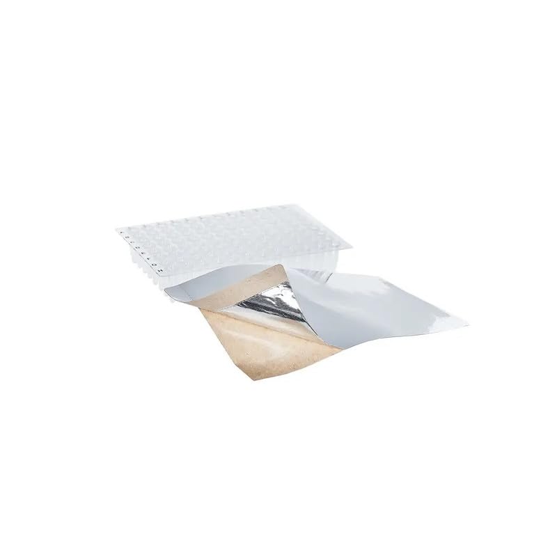 AlumaSeal II Aluminum Foil Sealing Film (100 Films) – Non-Sterile, Medical-Grade Adhesive Film - Cold & Heat Resistant Film for -80°C to +120°C Storage - Microplates to Prevent Sample Evaporation
