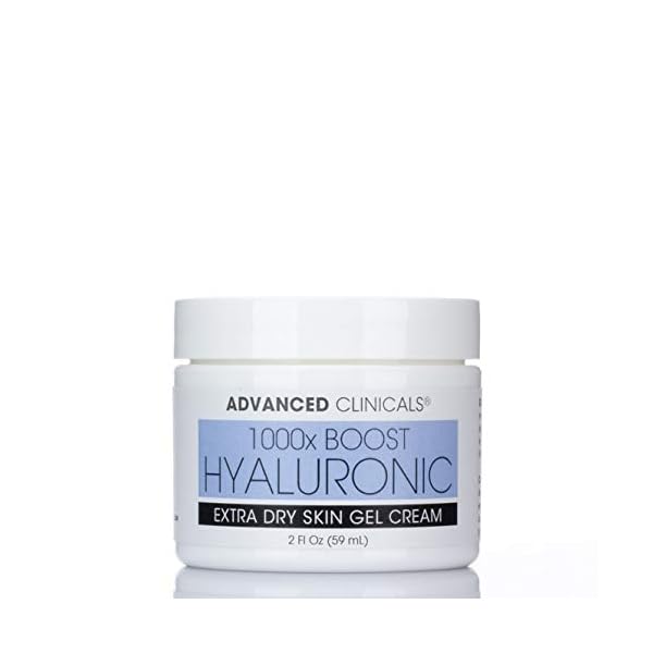 Advanced Clinicals Hyaluronic Acid Facial Cream Hydration Lotion For Face, Moisturizer Skin Care Face Cream For Dry Skin…