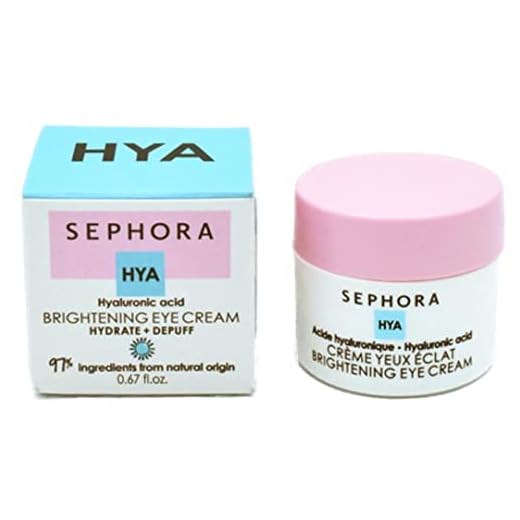Sephora Brightening Gel Eye Cream with Hyaluronic Acid – Hydrating and Depuff, Anti-aging, Dark Circle, and Brightening